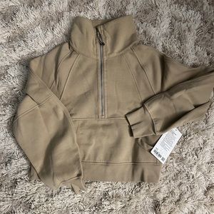 NWT Lululemon Scuba Half Zip